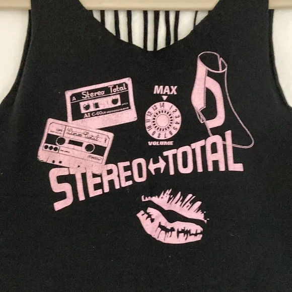 Distressed graphic band tee Stereo Total - Picture 2 of 5